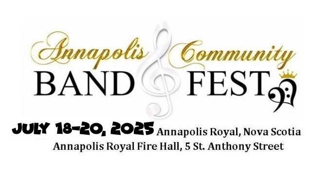 2025 Annapolis Community Band Fest  July 18 – 20, 2025